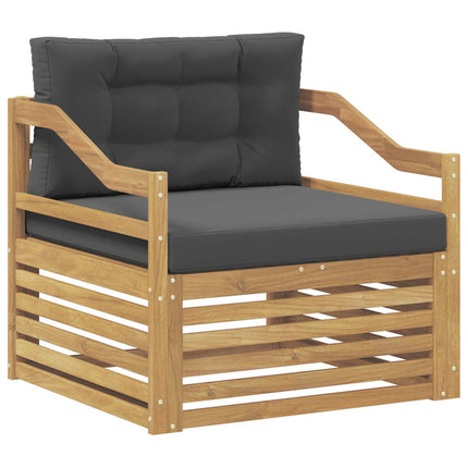 Udendørs sofa Hvid og antracit