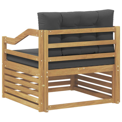 Udendørs sofa Hvid og antracit