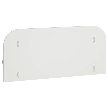 Væghylde 2 stk. Betongrå 80,5 x 13,5 x 37,5 cm Konstrueret træ