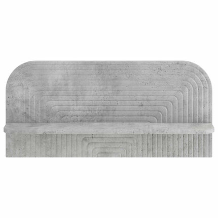 Væghylde 2 stk. Betongrå 80,5 x 13,5 x 37,5 cm Konstrueret træ