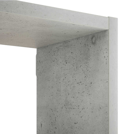 Væghylde Betongrå 100 x 17 x 60 cm Konstrueret træ