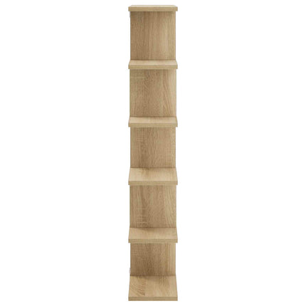 Væghylde Sonoma-eg 70 x 17 x 101 cm Konstrueret træ