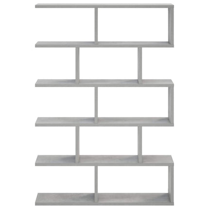 Væghylde Betongrå 70 x 17 x 101 cm Konstrueret træ