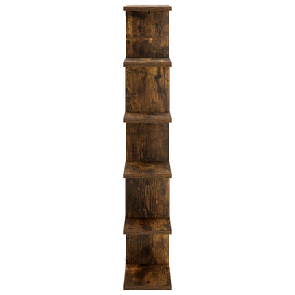 Væghylde Røget eg 70 x 17 x 101 cm Konstrueret træ