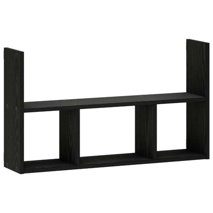 Væghylde Sort eg 78.5 x 17 x 45 cm Konstrueret træ