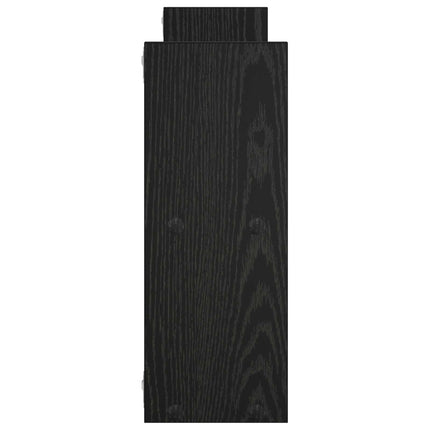 Væghylde Sort eg 78.5 x 17 x 45 cm Konstrueret træ