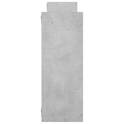 Væghylde Betongrå 78.5 x 17 x 45 cm Konstrueret træ