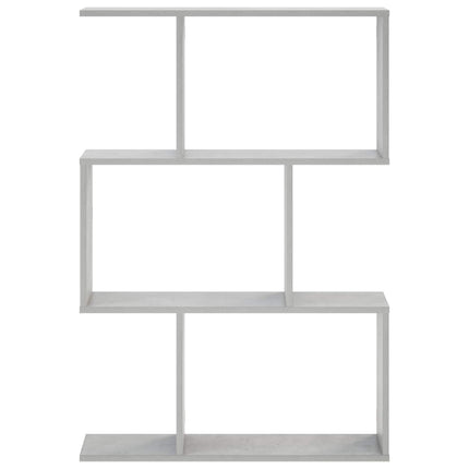 Væghylde Betongrå 72 x 17 x 105 cm Konstrueret træ