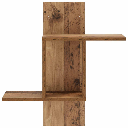 Væghylde Gammelt træ 59 x 17 x 63 cm Konstrueret træ