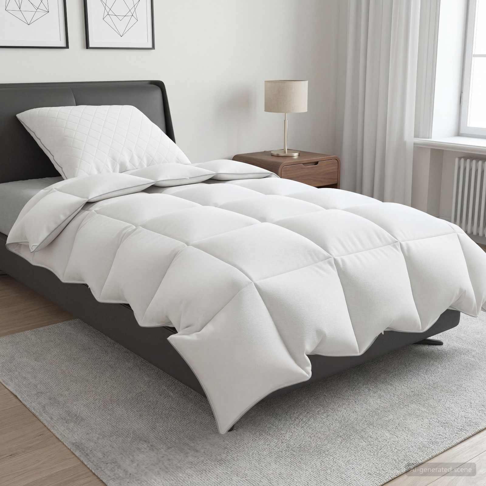 90% gsedun dyne st FULDA 2 stk. 152 x 203 cm Hele ssoner