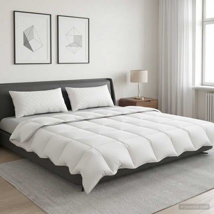 90% gåsedun dyne sæt FULDA 3 stk. 220 x 260 cm Sommer 100 GSM