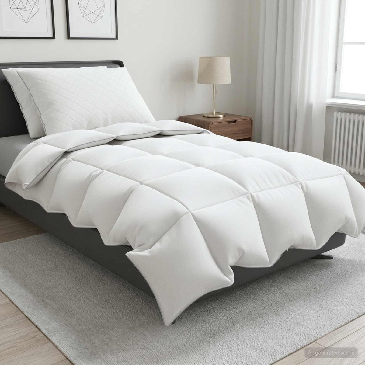 90% gsedun dyne st FULDA 3 stk. 155 x 220 cm Hele ssoner