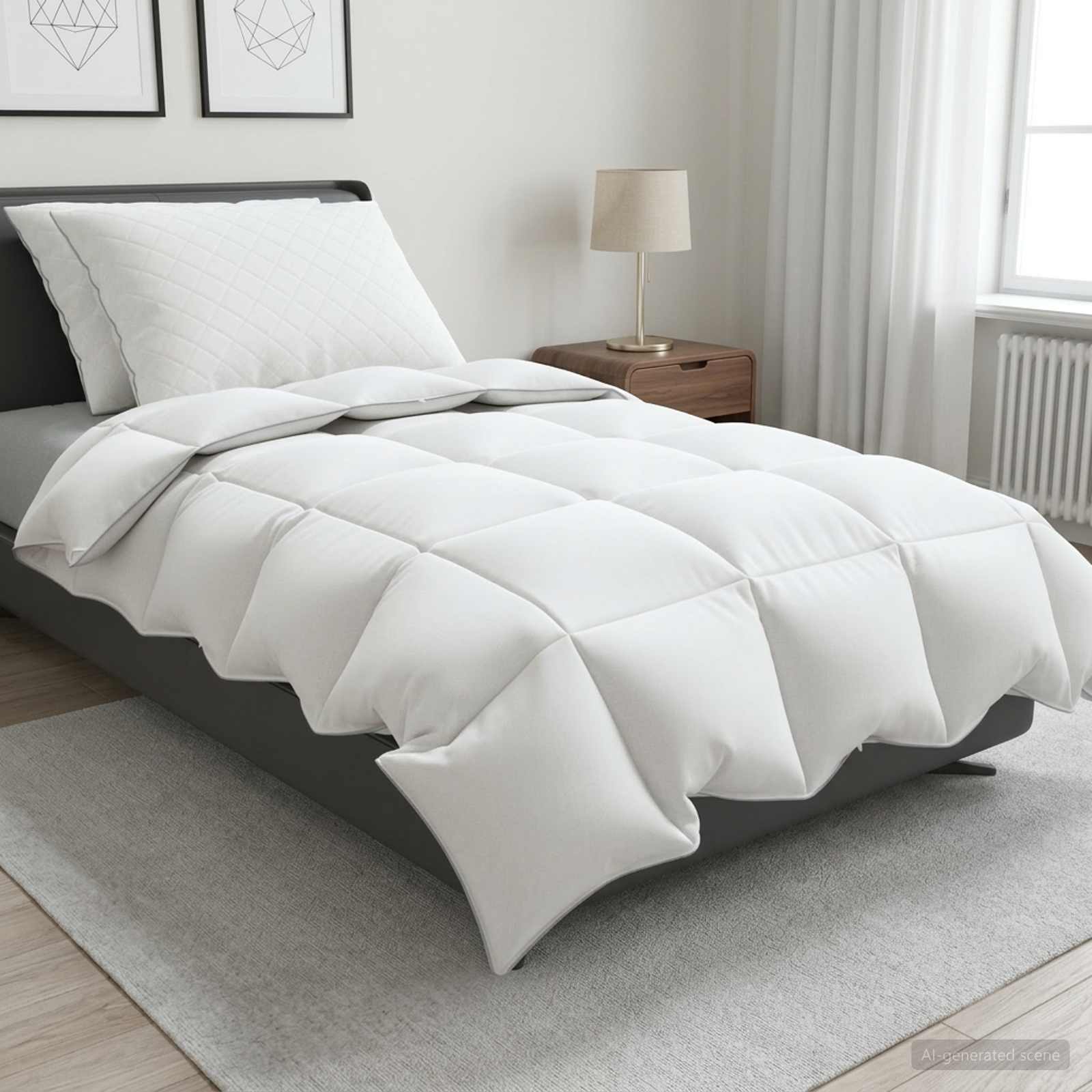 90% gsedun dyne st FULDA 3 stk. 135 x 220 cm Vinter 300 GSM