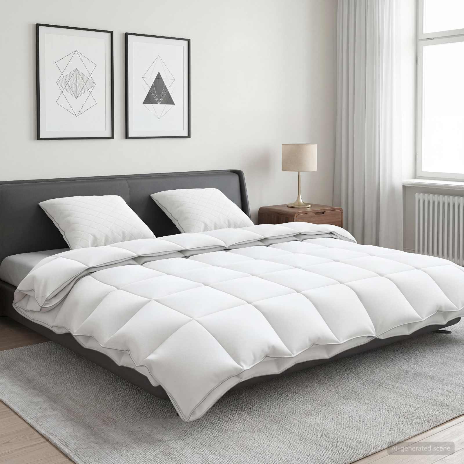 90% gsedun dyne st FULDA 3 stk. 200 x 240 cm Hele ssoner