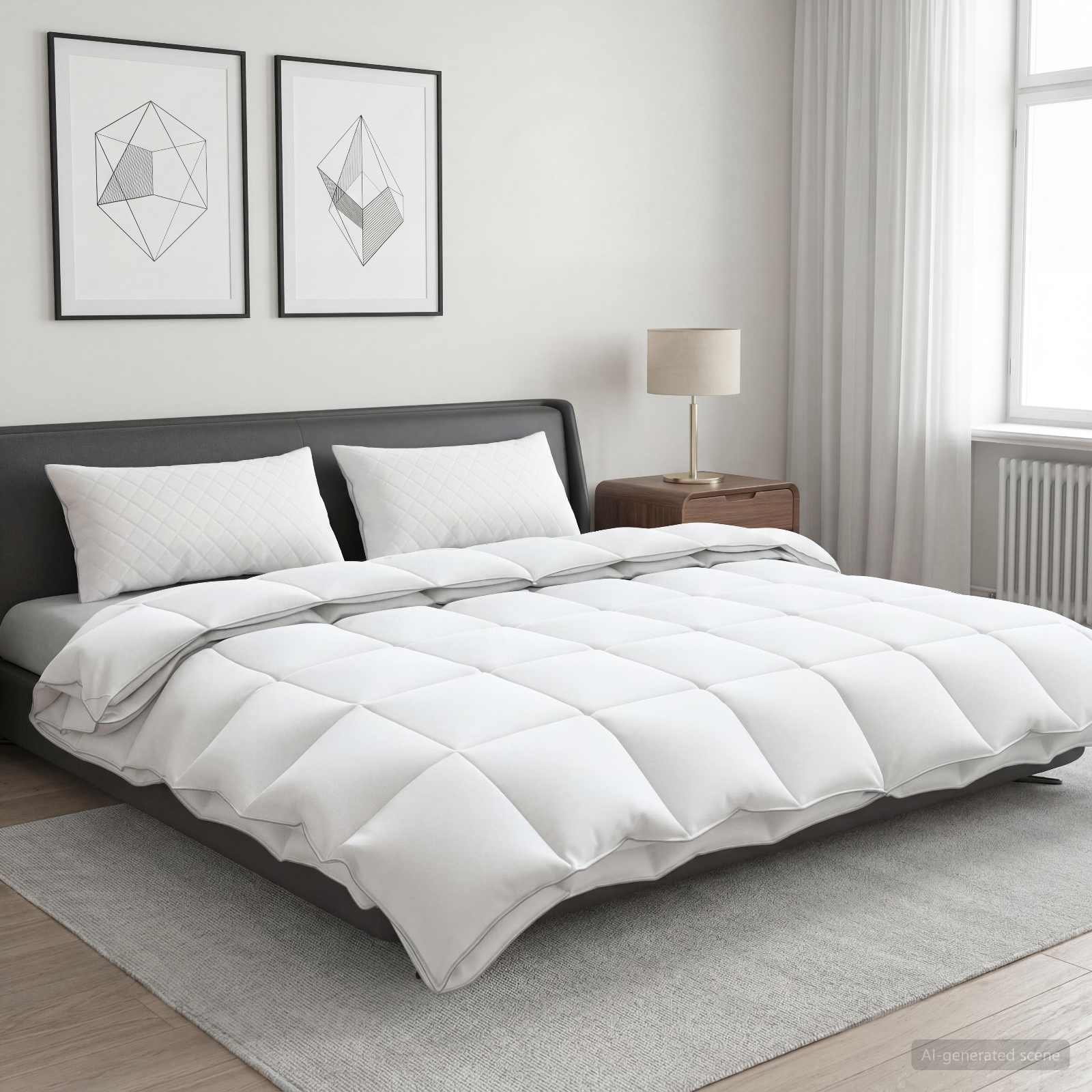 90% gsedun dyne st FULDA 3 stk. 200 x 220 cm Hele ssoner