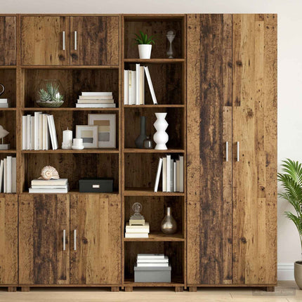 Sideboard Gammelt træ 45 x 41 x 185 cm Konstrueret træ
