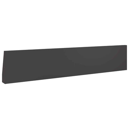 Støttemur 2 stk. 100 x 12 x 30 cm Stål Sort