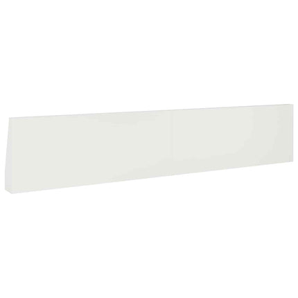 Støttemur 2 stk. 100 x 12 x 40 cm Stål Hvid