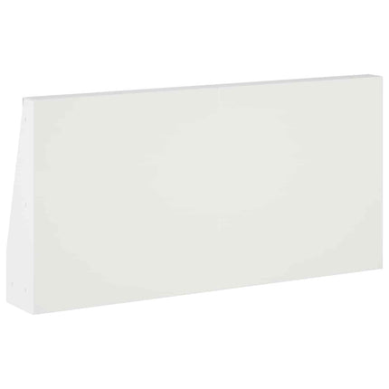 Støttemur 2 stk. 40 x 12 x 30 cm Stål Hvid