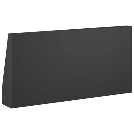 Støttemur 2 stk. 40 x 12 x 40 cm Stål Sort