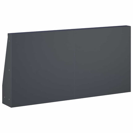 Støttemur 2 stk. 40 x 12 x 40 cm Stål Antracit