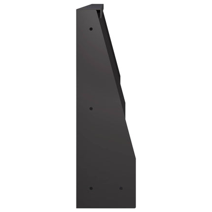 Støttemur 2 stk. 60 x 12 x 30 cm Stål Sort