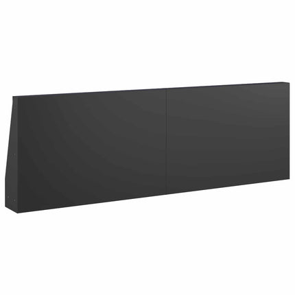 Støttemur 2 stk. 60 x 12 x 40 cm Stål Sort