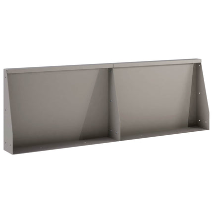 Støttemur 2 stk. 60 x 12 x 40 cm Cortenstål Rusten