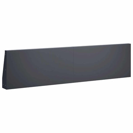 Støttemur 2 stk. 80 x 12 x 40 cm Stål Antracit