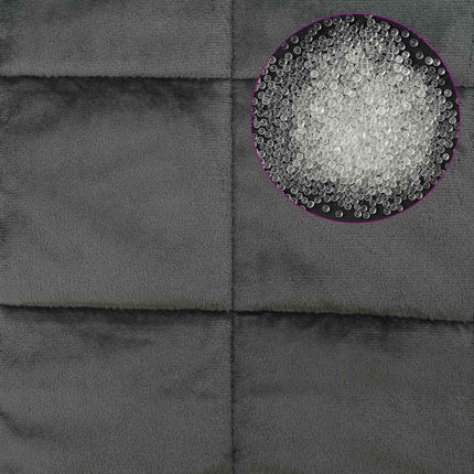 Vægtet tæppe Antracit 140 x 200 cm 6 kg 100% Bomuld 205T