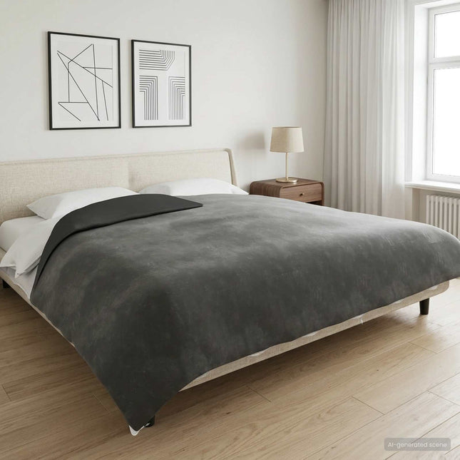 Vægtet tæppe Antracit 200 x 230 cm 13 kg 100% Bomuld 205T