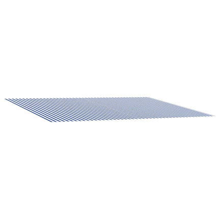 Reservedug til markise Blå og Hvid 300 x 250 cm Polyester