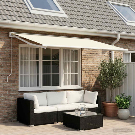 Reservedug til markise Cremefarvet 300 x 200 cm Polyester