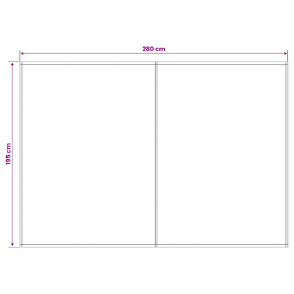 Reservedug til markise Orange og Brun 300 x 200 cm Polyester
