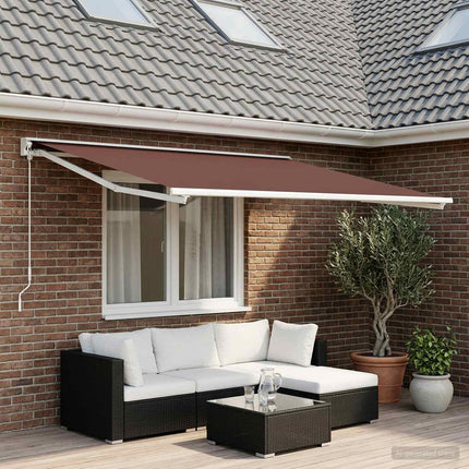 Reservedug til markise Brun 500 × 300 cm Polyester
