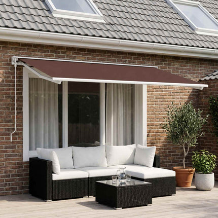 Reservedug til markise Brun 500 × 300 cm Polyester