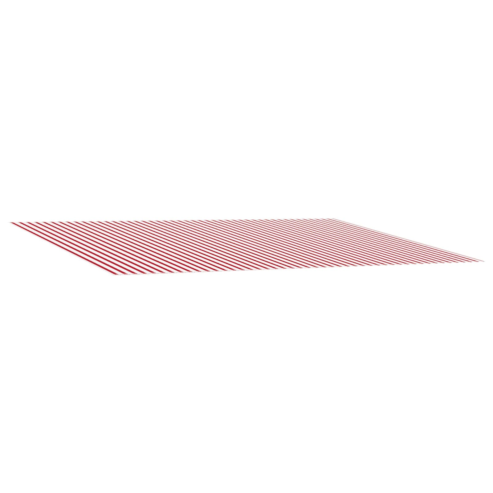 Reservedug til markise Rød og Hvid 450 × 350 cm Polyester