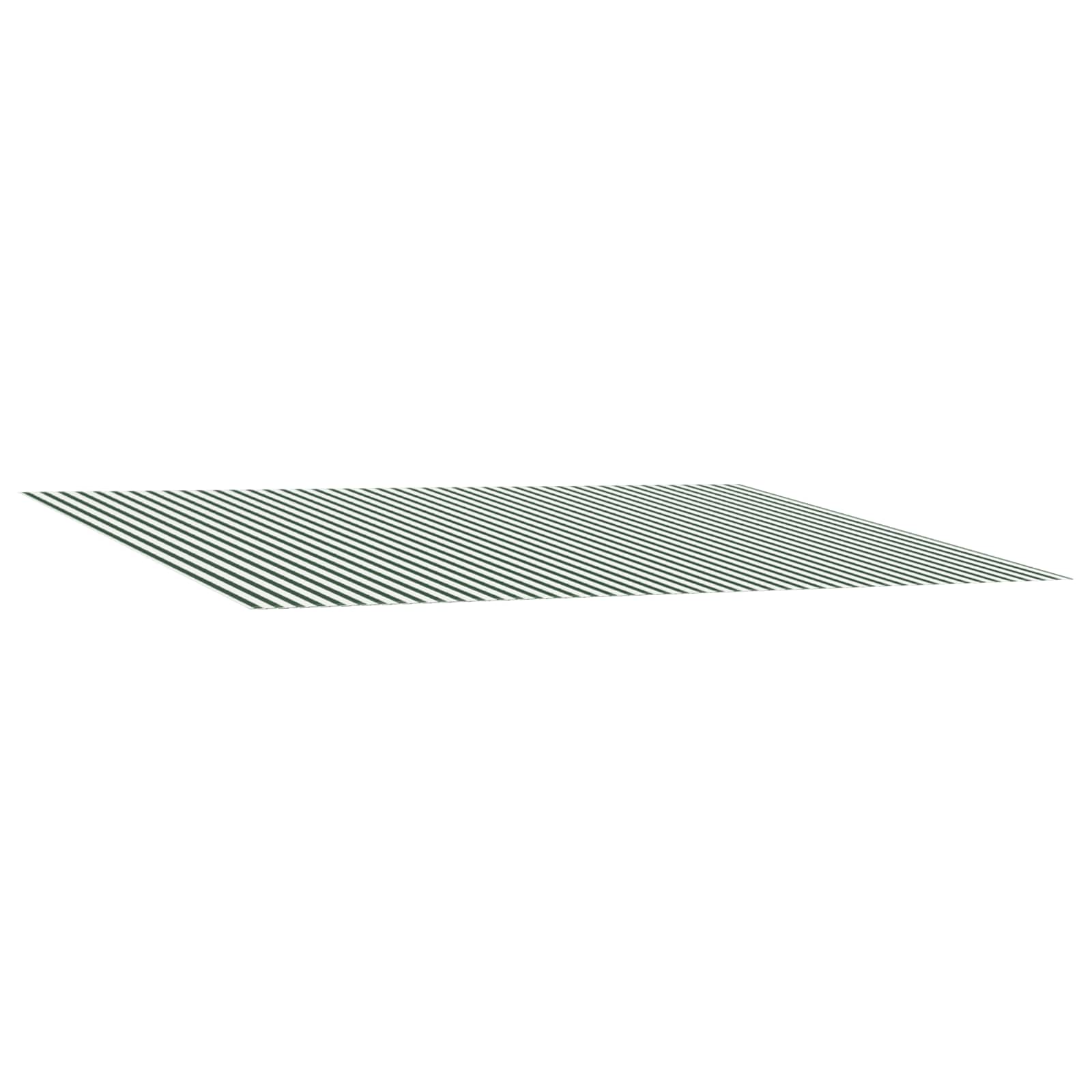 Reservedug til markise Grøn og Hvid 300 x 250 cm Polyester