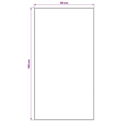 Tæppe Runner ORIZ 1150 gsm Sort mesh mønster