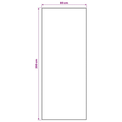 Tæppe Runner ORIZ 1150 gsm Sort mesh mønster