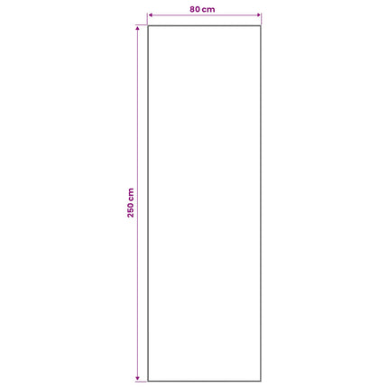 Tæppe Runner ORIZ 1150 gsm Sort mesh mønster