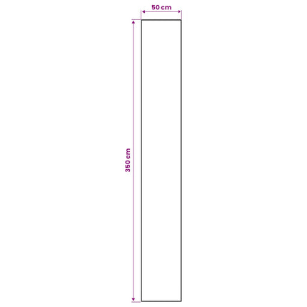 Tæppe Runner ORIZ 1150 gsm Sort mesh mønster