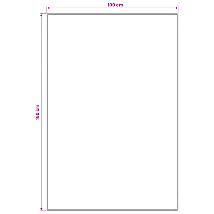 Tæppe Runner ORIZ 1150 gsm Sort mesh mønster