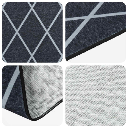 Tæppe Runner ORIZ 1150 gsm Sort mesh mønster