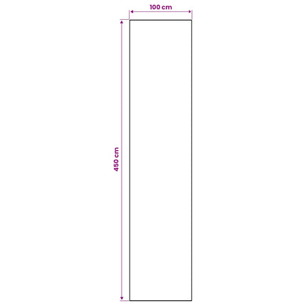 Tæppe Runner ORIZ 1150 gsm Blå 100% polyester kemisk fiber