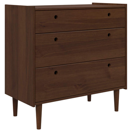 Skuffeskab BILBAO Mørk karamel 90 x 45 x 89 cm
