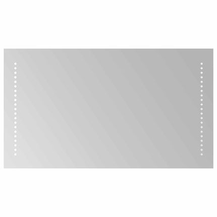 LED badeværelsesspejl Transparent 70 x 40 cm hærdet glas