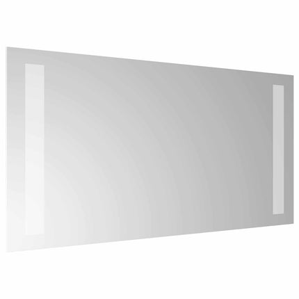 LED badeværelsesspejl Transparent 40 x 20 cm hærdet glas