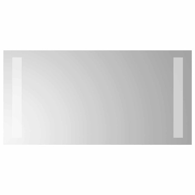LED badeværelsesspejl Transparent 40 x 20 cm hærdet glas