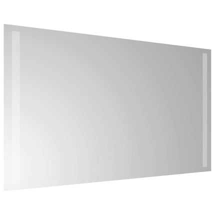 LED badeværelsesspejl Transparent 70 x 40 cm hærdet glas
